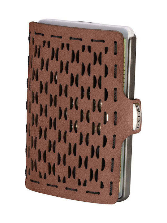 Leder Herren Geldbörse Set mit RFID Braun