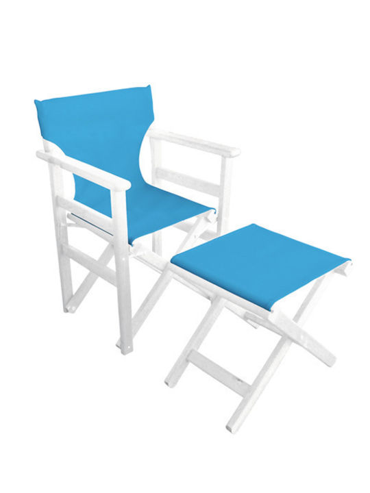 Regiestuhl Hölzernes Blue 2Stück