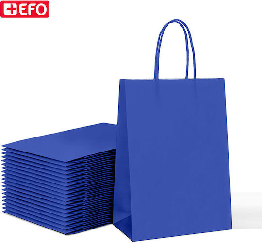 +Efo Хартиена Чанта за Подарък Син 26x12x33см.