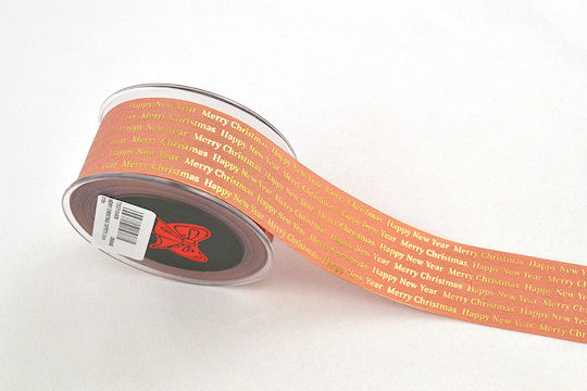 LiebeQueen Christmas Ribbon Orange 1800x2.3cm 1pc