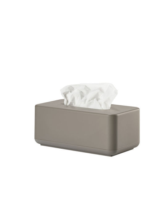 Zone Denmark Plastic Tissue Holder Brown 25.6x14x10.7cm 36031