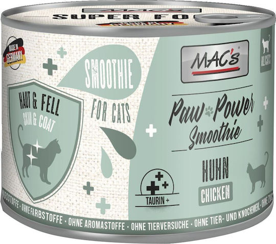 Mac's Nassfutter für Katzen mit Huhn 200gr