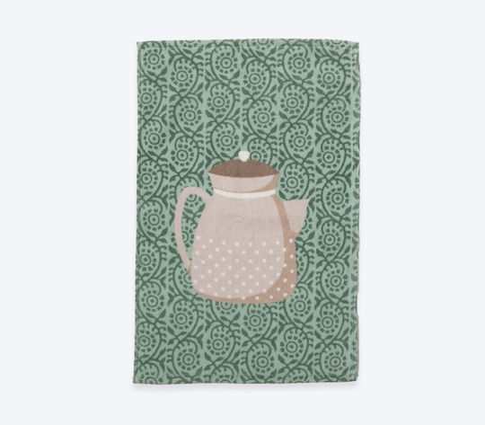 Nef-Nef Homeware Teapot Geschirrtuch in Grün Farbe 40x60cm