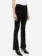 7 All Mankind Talie înaltă Blugi de damă cu croială slim Black