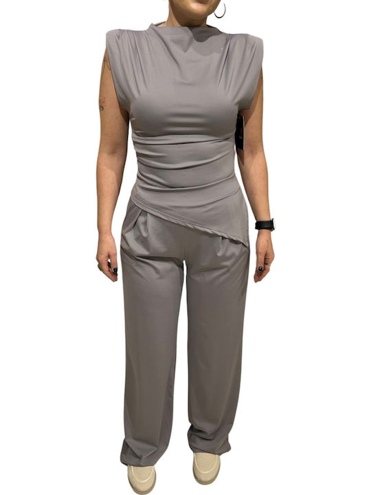 Women's Gray Set with Pants