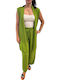 Women's Green Set with Pants with Elastic