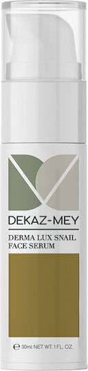 Derma Lux Snail Feuchtigkeitsspendend & Anti-Aging Serum Gesicht mit Schneckensekret & Hyaluronsäure für Entgiftung 30ml