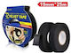 Self-Adhesive Fabric Tape Black 19mmx25m 1pcs