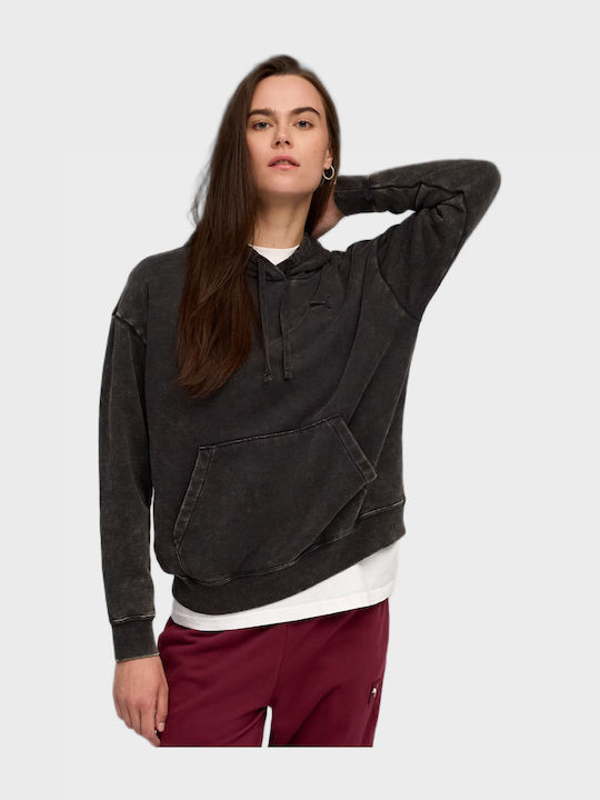 Ess Elevated Women's Sweatshirt Hooded Black