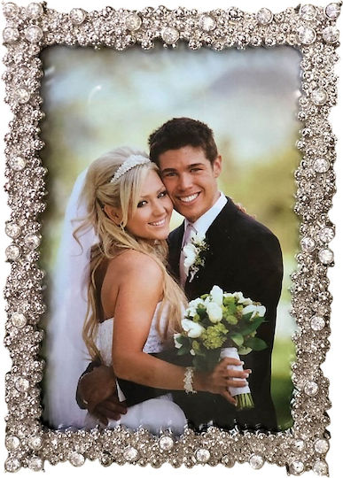 Karvounis Metallic Photo Frame with Silver Frame