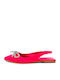 Satin Ballerinas Fuchsia