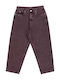 Παντελόνι σε Baggy Γραμμή Dark Cherry