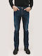 Ανδρικό Παντελόνι Τζιν Ελαστικό Dark Blue Denim