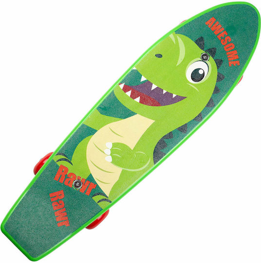 Action One Complete Penny Board T-rex 53x14.5cm Green
