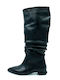 Leather Women's Boots Black