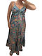 Irene Vilou Women's Dress Beachwear Blue