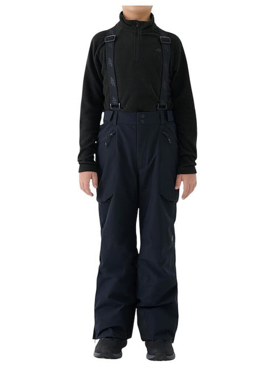 4F 4FJWAW25TFTRM0953-20S Kids Trousers for Ski & Snowboard Black