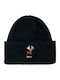 Beanie Unisex Beanie Gestrickt in Schwarz Farbe
