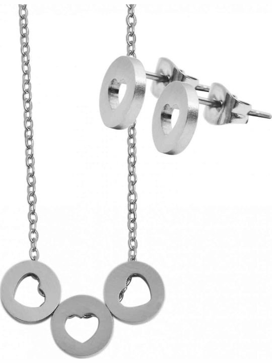 Akzent Schmuckset aus Stahl