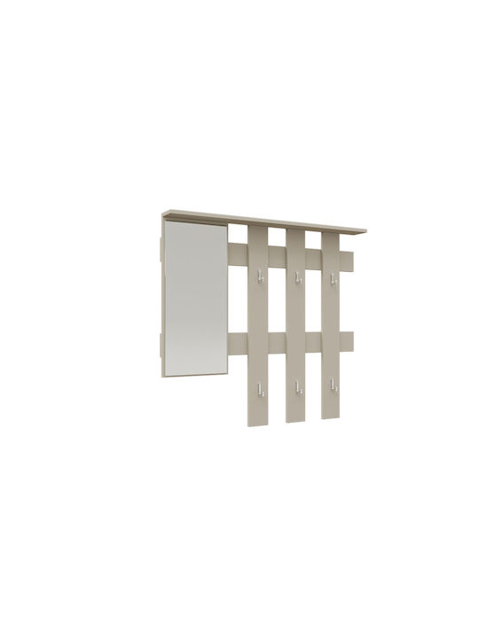 Reno Hallway Furniture with Mirror and Hanger 100x10x90cm