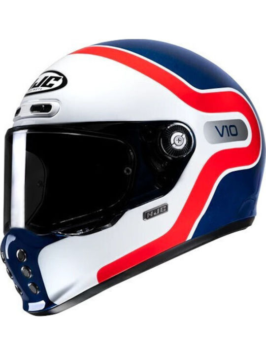 HJC V10 Grape MC21 Motorcycle Helmet Full Face ECE 22.06 1400gr with Pinlock