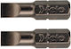 Set 2 Schraubendreher Bits Gerade Profil 8,0x1,2mm 25mm