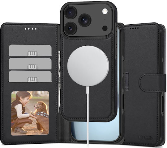 Tech-Protect Matte Wallet Σιλικόνης Μαύρο (iPhone 17 Pro)
