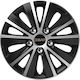 Versaco Auto Radkappen Set Rapide Nc mit Marke Sitz 4Stück 16" Silber/Silber