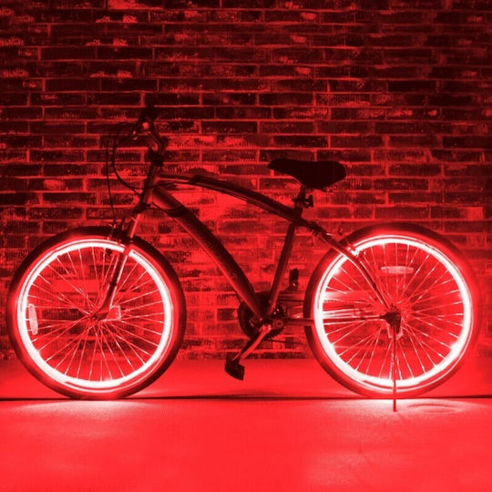 Glowmania Kit Luminiscent El Wire Pentru Reglaj Roți Bicicletă 4 M Lungime Invertori Incluși