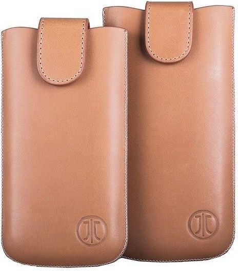 Jt Berlin Slimcase Premium Leder Universal Handyhülle Größe 2xl Cognac