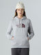 Drew Peak Pull Women's Sweatshirt Hooded Light Grey Heather-tawny Quartz
