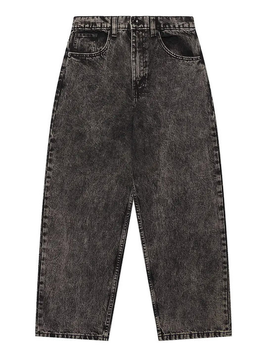 Vans Check-5 Ανδρικό Παντελόνι Τζιν Slim Fit Baggy Μαύρο