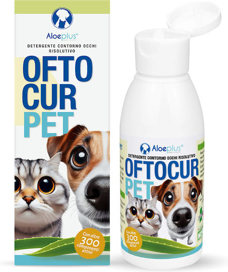 Aloeplus Oftocur Pet Καθαριστικό Ματιών Αναζωογονητική Δράση 100ml