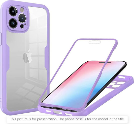 Techsuit ColorVerse 360 Full Cover Σιλικόνης Μωβ (Oppo A3 4g / A3 5g)