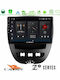 Bizzar Auto-Audiosystem für Peugeot 107 Toyota Aygo Citroen C1 2005-2014 (Bluetooth/USB/WiFi/GPS/Apple-Carplay/Android-Auto) mit Touchscreen 10"