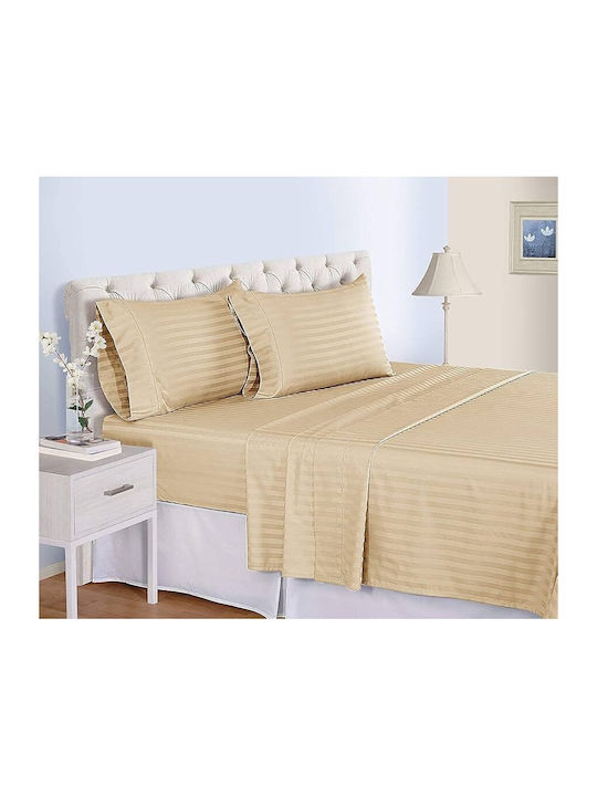 Kotonia Home Cearșaf Single 150x240cm. Hazelnuts