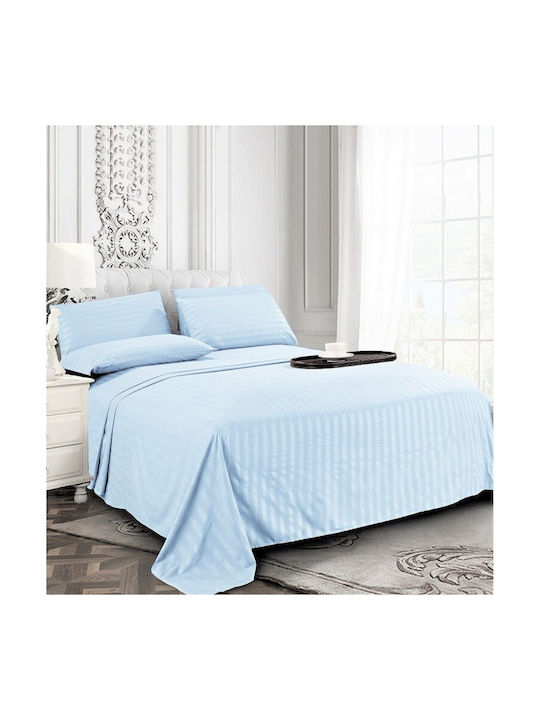 Kotonia Home Cearșaf Single 150x240cm. Sky Blue