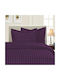 Kotonia Home Set Față de Pernă cu plic de acoperire Violet 40x40cm.