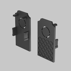 Beleuchtungszubehör Endkappe Für Eingelassene Magnetische Schiene Schwarz Set 2 Stück Exility Tra034ec-42b Maytoni Tra034ec-42b