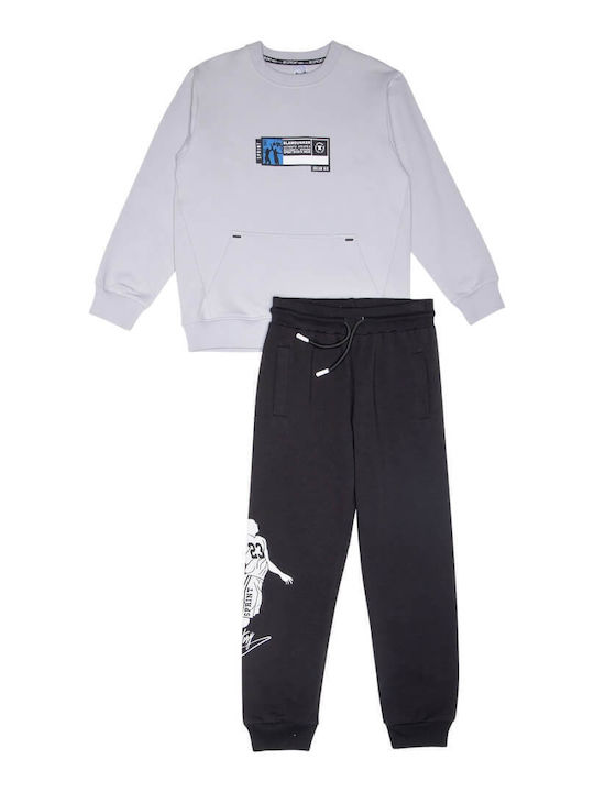 Sprint Kids Sweatpants Set Gray 2pcs