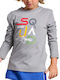 Kids' Shirt Long Sleeve Steel