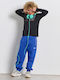 Kids Long-Sleeved Black Blouse