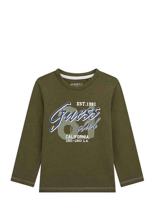 Kids' Shirt Long Sleeve Olive