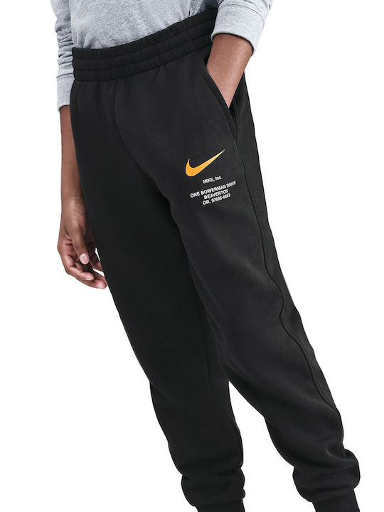 Nike Παιδικό Παντελόνι Φόρμας Μαύρο Sportswear