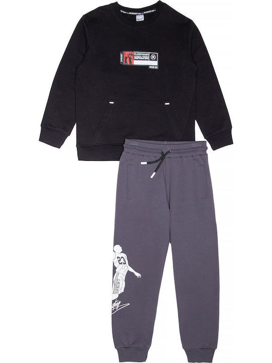 Sprint Kids Sweatpants Set Black 2pcs