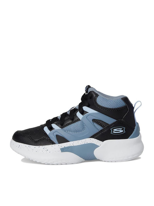 Court Waterproof Kids Sports Shoes Basketball with Laces Black