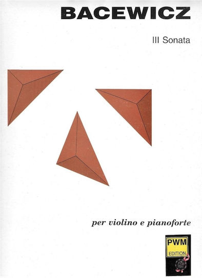 Bacewicz Sonata Nr.3 Βιβλίο Πιάνο Βιολί