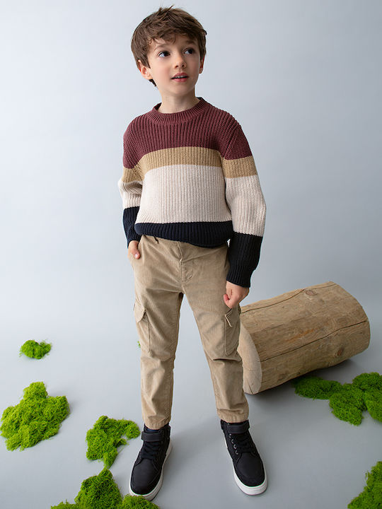 Kinder Schlaghose Cargo Cord gelb