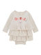 Guess Бебешко Боди Дълъг ръкав Beige
