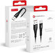 Forcell Regular USB 2.0 to micro USB Cable Μαύρο 1m FOCB-395338 1τμχ